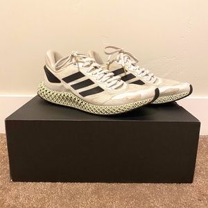 New in Box Cloud White Adidas 4D Run 1.0 Shoes